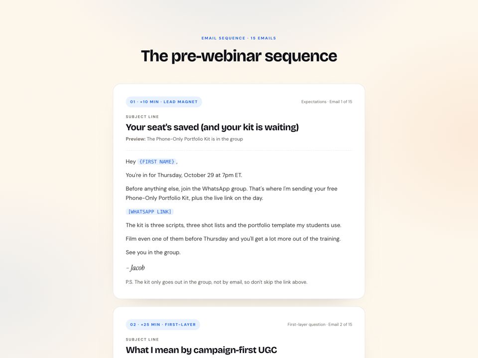 Pre-webinar preview